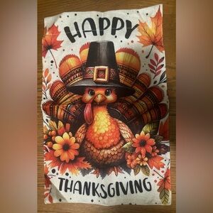 Garden Flag Thanksgiving Fall 12” x 18” NEW